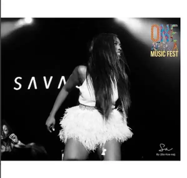 Tiwa Savage Rocks Sexy Mini Skirt For Her One Africa Music Fest Performance (Photos)